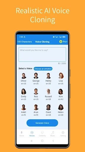 Download Voice Clone: AI Voice Generator Terbaru – Ubah Suara Gratis - Screenshot 2