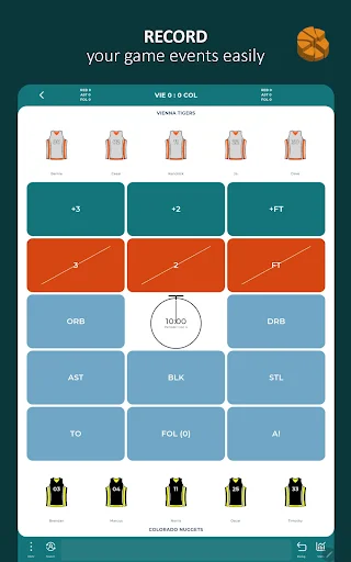 Statastic Basketball Tracker: Statistik Tim Basket Profesional - Screenshot 17