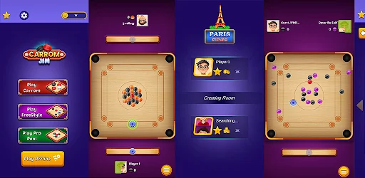 Download Latest Carrom Board Game – Main Carrom Seru Gratis - Screenshot 1