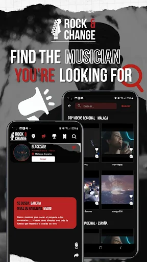 Download Rock&Change Terbaru – Hubungkan Bakat Musik Lokal Anda - Screenshot 4