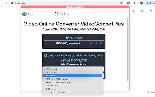 VideoConvertPlus: Konverter Video Online Gratis & Cepat - Screenshot 1
