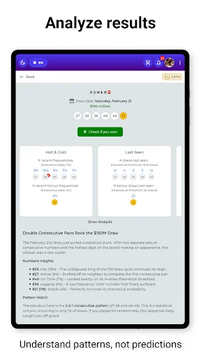 Download Lucky Picks: Lottery AI Terbaru – Generator Angka Gratis - Screenshot 15