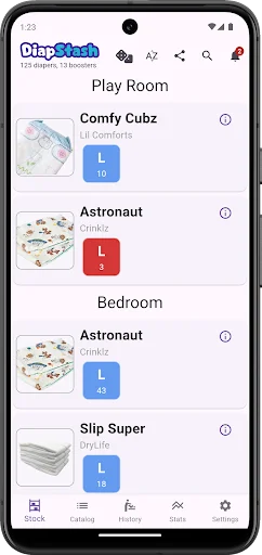 Download DiapStash Terbaru – Pantau Stok Popok Anda dengan Mudah - Screenshot 2