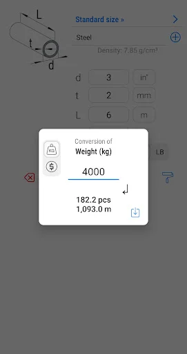 Download Metal Weight Calculator Terbaru – Hitung Berat Logam Cepat - Screenshot 6