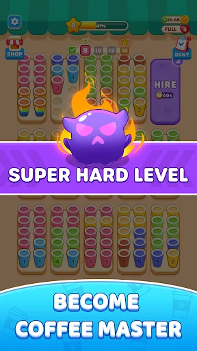 Download Coffee Color Stack Terbaru – Game Puzzle Kopi Seru - Screenshot 5