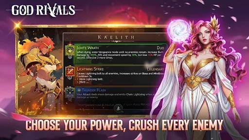 Download God Rivals: RPG Roguelike Terbaru – Aksi Fantasi Gelap - Screenshot 15