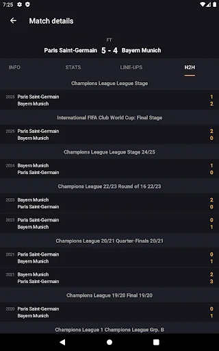 Download LiveScore Football Terbaru – Update Skor & Statistik - Screenshot 13