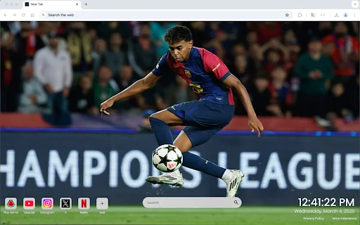 Download Lamine Yamal Live Wallpaper – Tema Sepak Bola Keren - Screenshot 3