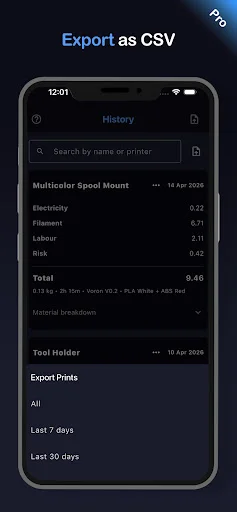 Download 3D Print Cost Calculator – Hitung Biaya Cetak 3D Gratis - Screenshot 7