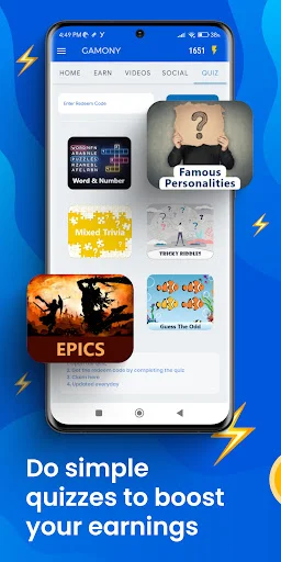 Download Gamony Terbaru 2026 – Hasilkan Uang & Saldo Gratis - Screenshot 2