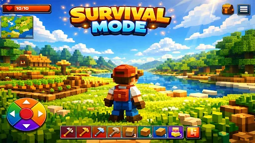 Download AtharCraft: Building Survival Terbaru – Game Sandbox - Screenshot 1