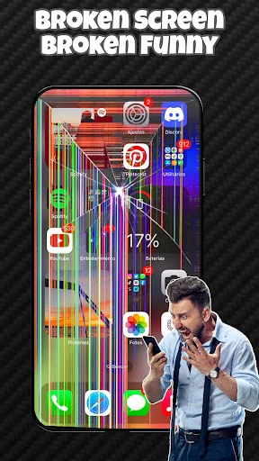 Download Funny Broken Screen Prank Terbaru – Efek Layar Retak Lucu - Screenshot 4