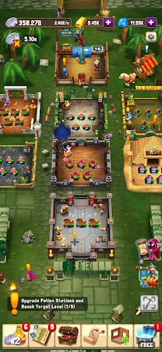 Download Idle Mage Shop: Build Tycoon Terbaru – Game Simulasi Toko - Screenshot 3