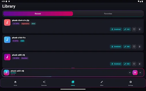 Phonk Maker: AI Song Generator – Buat Musik Phonk Keren Gratis - Screenshot 12