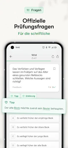 Download Waidwissen Jagdschein App – Lulus Ujian Berburu 95.3% - Screenshot 2