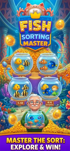 Download Fish Sorting Master:3D Puzzle Terbaru – Game Teka-teki Seru - Screenshot 1