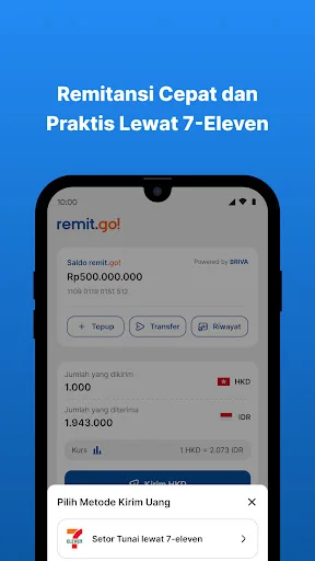 Download remit.go! Terbaru – Kirim Uang Cepat & Aman - Screenshot 2