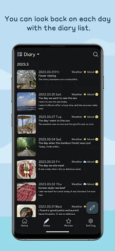 Download BeginEnd Diary Terbaru – Aplikasi Buku Harian Foto Gratis - Screenshot 2