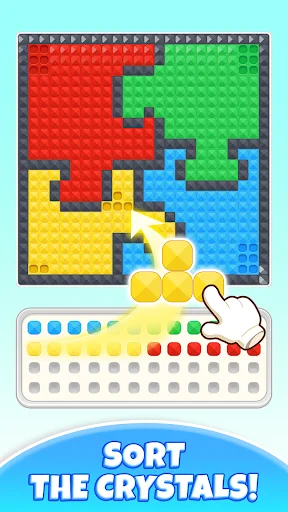 Download Crystal Sort: Art Collection Terbaru – Game Puzzle Santai - Screenshot 8