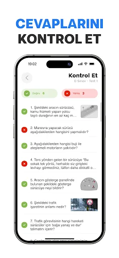 Download Ehliyet Sınav Soruları 2026 – Latihan Soal E-Exam Gratis - Screenshot 8