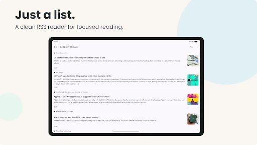 Download FeedFlow RSS Reader Terbaru – Pembaca Berita Minimalis - Screenshot 6