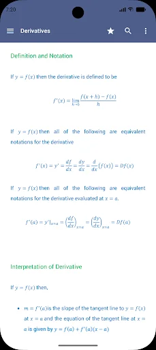 Download Calculus Quick Reference Terbaru – Rumus Kalkulus Lengkap - Screenshot 5