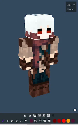 3D Skin Editor for Minecraft – Buat Skin Keren Sekarang - Screenshot 9
