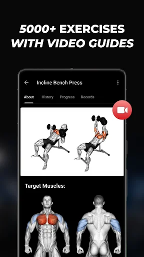 Download Lyfta: Gym Log Workout Tracker Terbaru – Lacak Latihanmu - Screenshot 5
