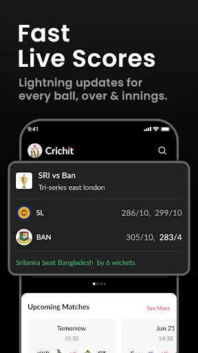 Download Crichit: Skor Kriket Langsung & Berita Terbaru – Gratis - Screenshot 1