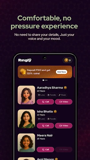 Download Ringly Terbaru – Temui Teman Baru & Panggilan Video Gratis - Screenshot 5