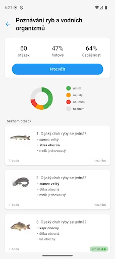 Download Testy pro rybáře Terbaru – Latihan Ujian Memancing Gratis - Screenshot 2