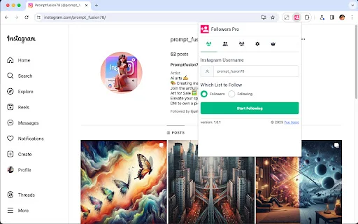 Download IG Auto Follow Terbaru – Tingkatkan Followers Instagram Gratis - Screenshot 1