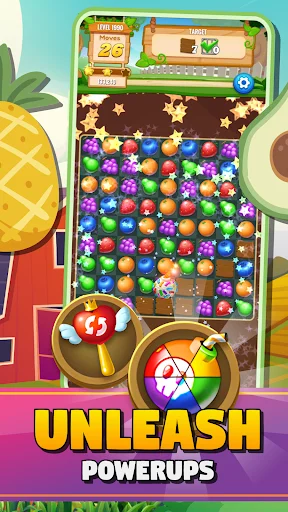 Download Sweet Fruit Match Puzzle Blast Gratis – Game Puzzle Seru - Screenshot 3
