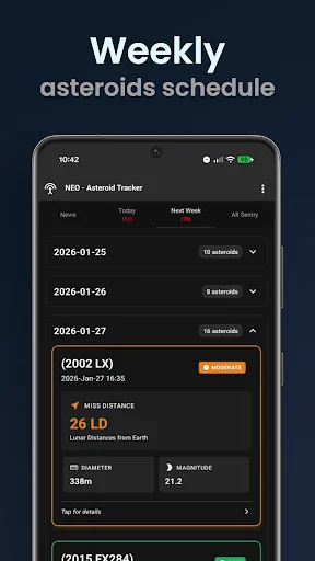 Download NEO – Asteroid Tracker Terbaru – Pantau Asteroid NASA - Screenshot 3