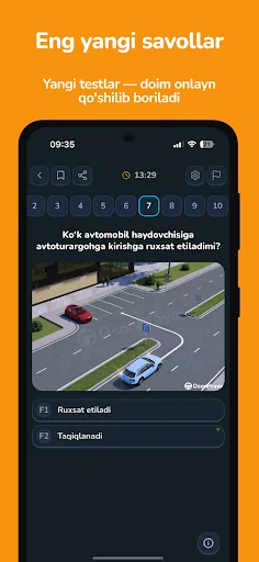 Unduh Oson Prava – Avto Test 2026 Terbaru: Latihan Ujian SIM Gratis - Screenshot 1