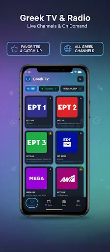Download Greek TV Live & Radio Terbaru – Streaming Gratis - Screenshot 1
