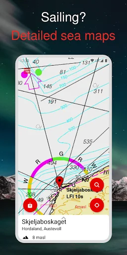 Download Norgeskart Terbaru – Peta Norwegia Paling Detail & Offline - Screenshot 2