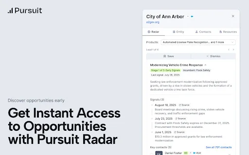 Pursuit.us: Temukan Peluang Sektor Publik & Menangkan Penjualan - Screenshot 2