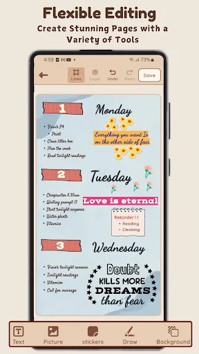 Download FeatherNotes: Journal & Diary Terbaru – Gratis & Kreatif - Screenshot 8