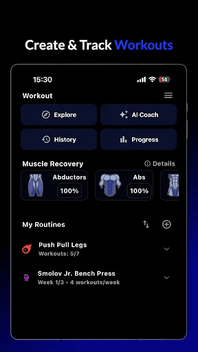 Download Gym Rank: AI Workout Tracker – Lacak Fitness Gratis - Screenshot 20