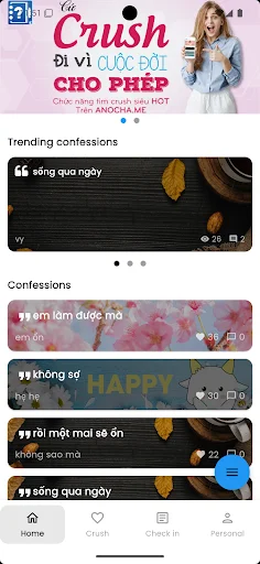 Download Anocha: Dating Terbaru – Bagikan Momen Anonim Gratis - Screenshot 1