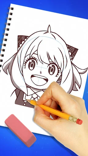 Download How to Draw Anime Terbaru – Tutorial Menggambar Mudah - Screenshot 2