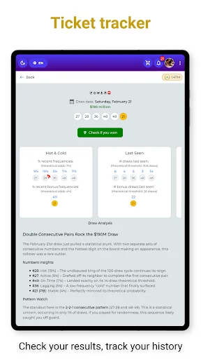 Download Lucky Picks: Lottery AI Terbaru – Generator Angka Gratis - Screenshot 20