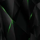 Download Tema Black Green Shards Terbaru – Tampilan Estetik Gratis