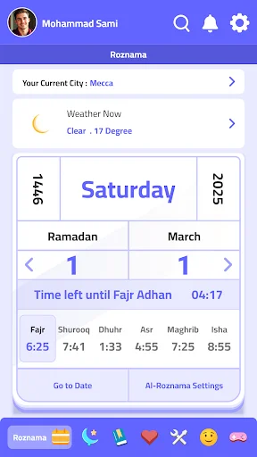 Download Al-Roznama APK Terbaru – Jadwal Salat & Quran Gratis - Screenshot 1