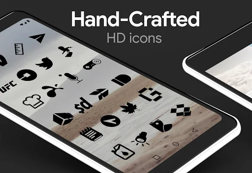 Download Flight Dark – Icon Pack Terbaru – Ikon Minimalis Gelap - Screenshot 15