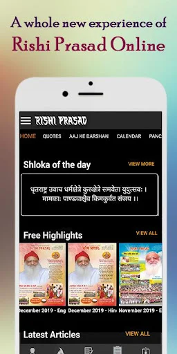 Download Rishi Prasad Satsang Terbaru – Tips Hidup Sehat & Spiritual - Screenshot 1