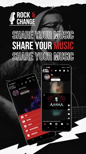 Download Rock&Change Terbaru – Hubungkan Bakat Musik Lokal Anda - Screenshot 2