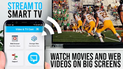 Download TV Cast for DLNA Smart TV Terbaru – Streaming Gratis - Screenshot 1