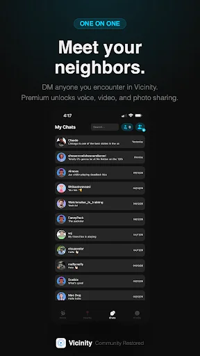 Download Vicinity Terbaru – Chat dengan Orang Sekitar Anda - Screenshot 3